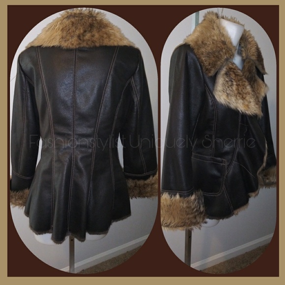 Sold/ Attention Faux Fur Coat - Picture 3 of 8